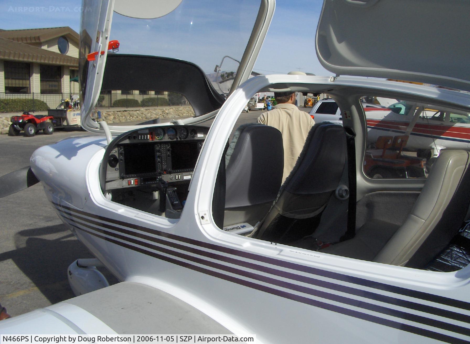 N466PS, 2005 Diamond DA-40 Diamond Star C/N 40.464, 2005 Diamond Aircraft Ind., Inc. DA-40 DIAMOND STAR, glass panel displays