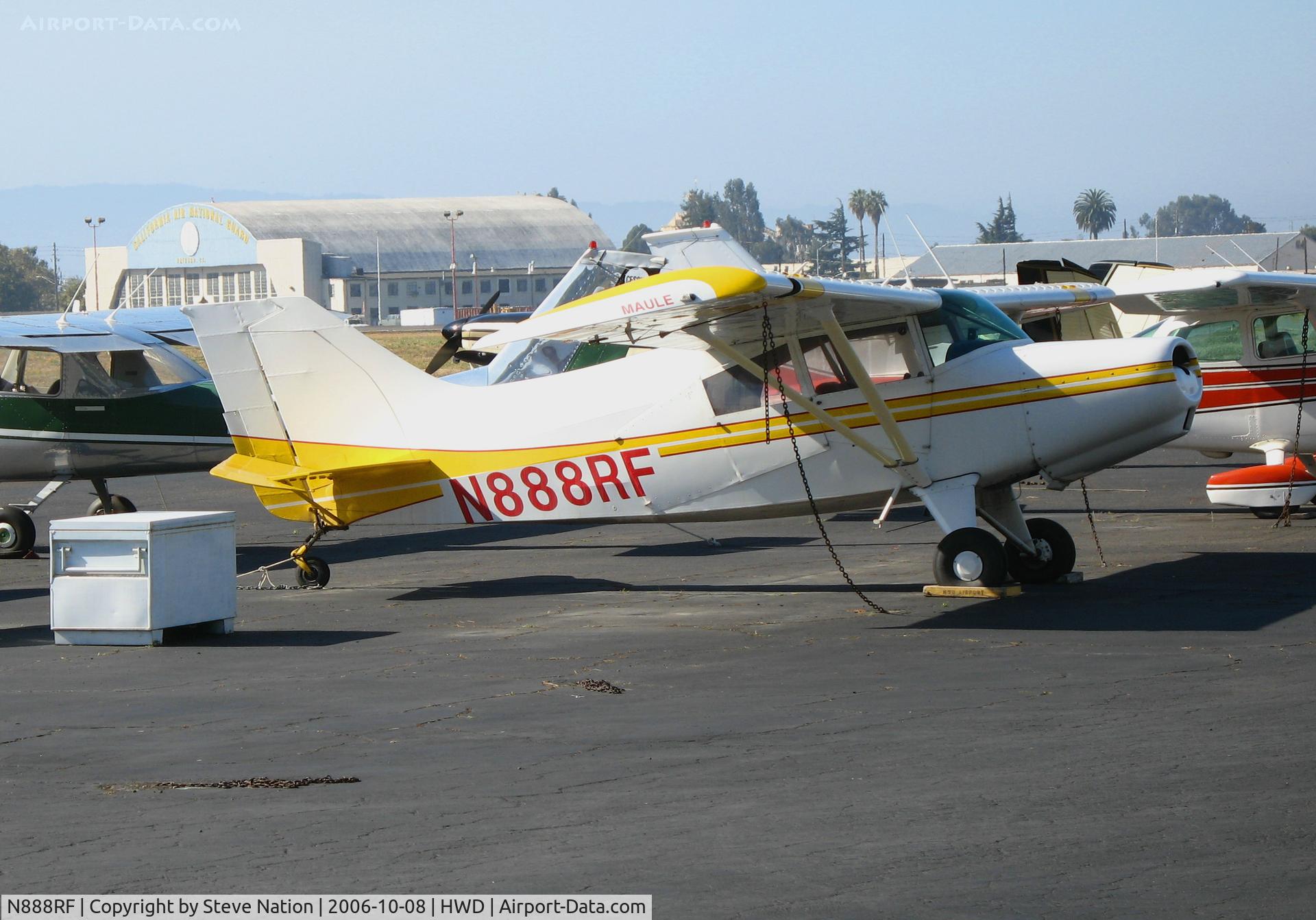 N888RF, 1974 Maule M-5-220C Lunar Rocket C/N 5043C, TAO Engineering 1974 Maule M-5-220C minus prop @ Hayward Municipal Airport, CA