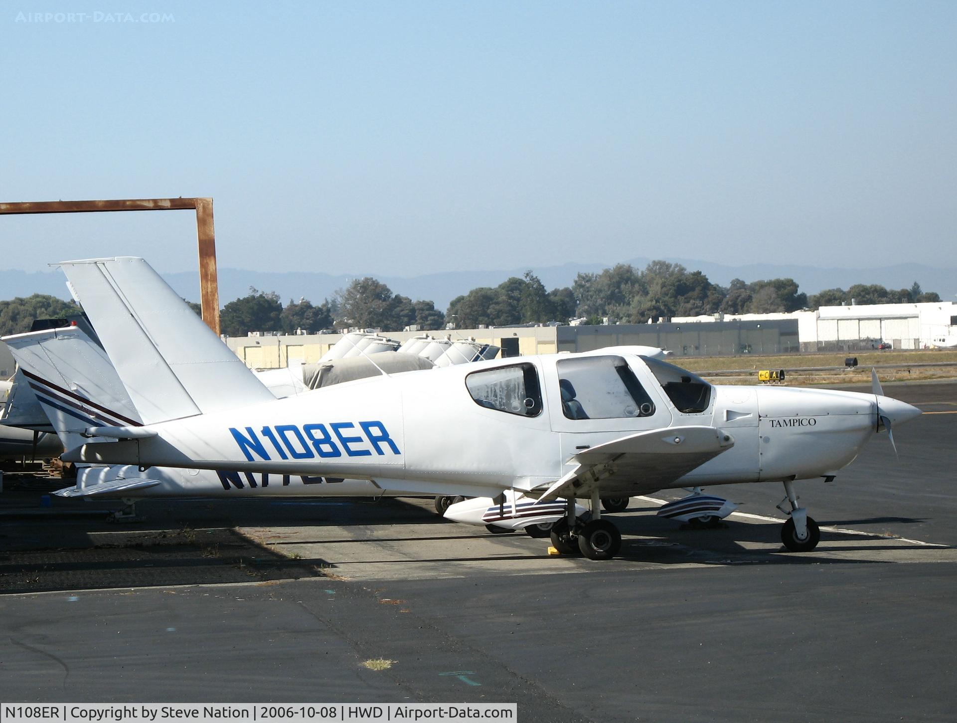 N108ER, Socata TB-9 Tampico C/N 1331, Port side shot of 1991 SOCATA TB9 Tampico @ Hayward Municipal Airport, CA