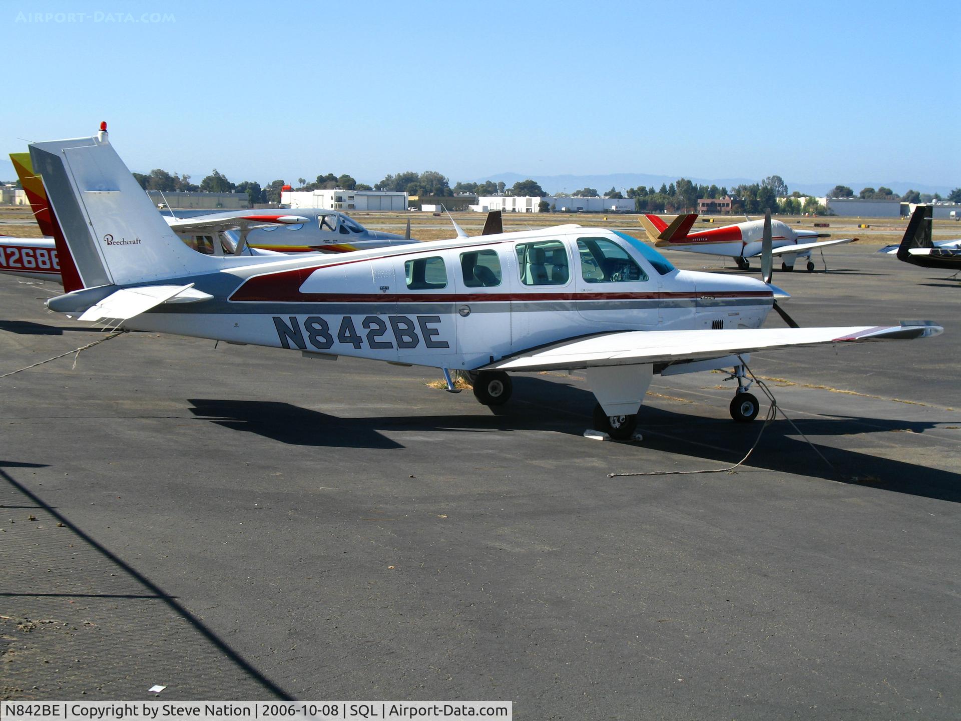 N842BE, 1984 Beech B36TC Bonanza C/N EA-432, BleyCo Inc. 1984 Beech B36TC @ Hayward Municipal Airport, CA