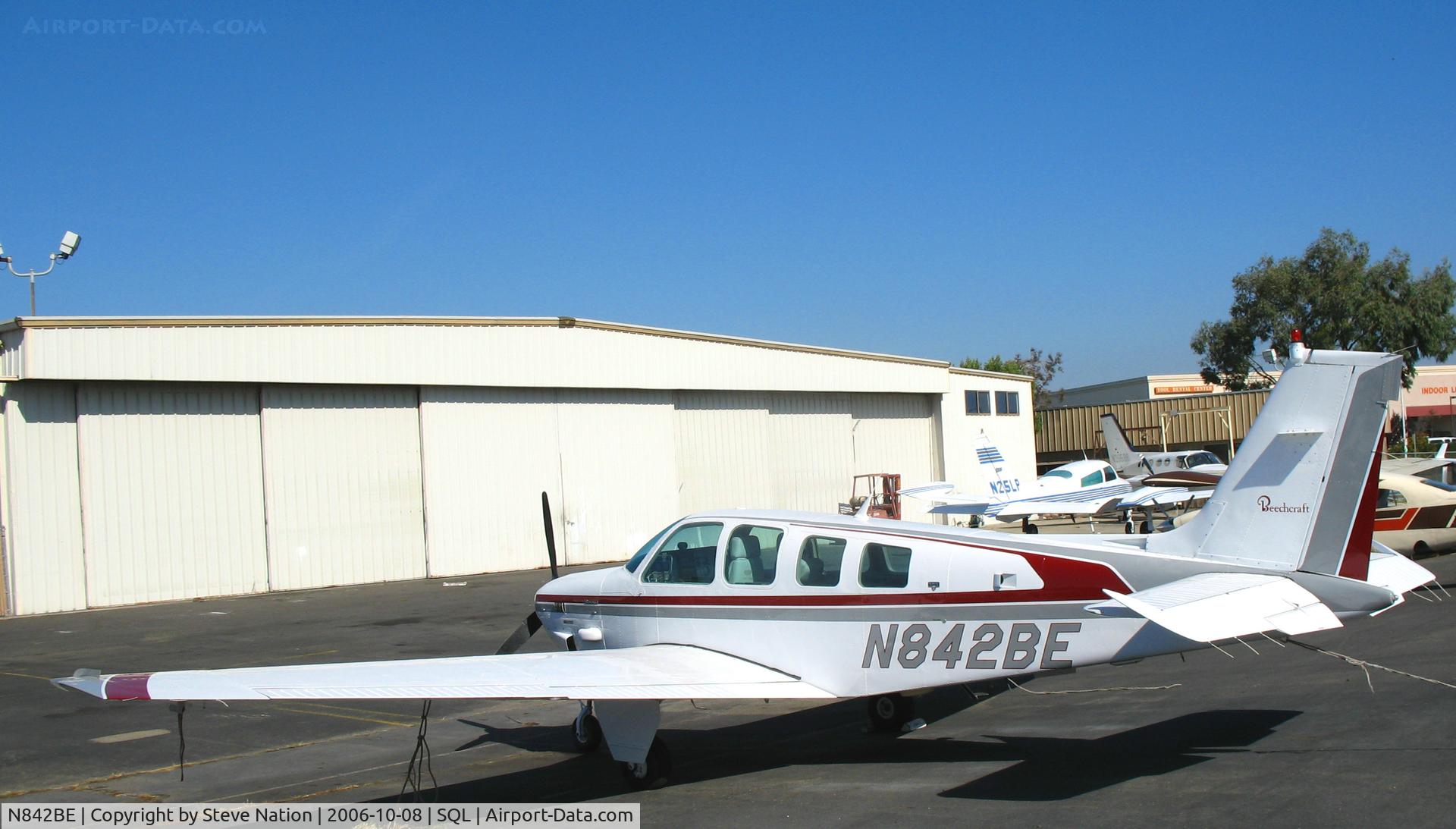 N842BE, 1984 Beech B36TC Bonanza C/N EA-432, BleyCo Inc. 1984 Beech B36TC @ Hayward Municipal Airport, CA