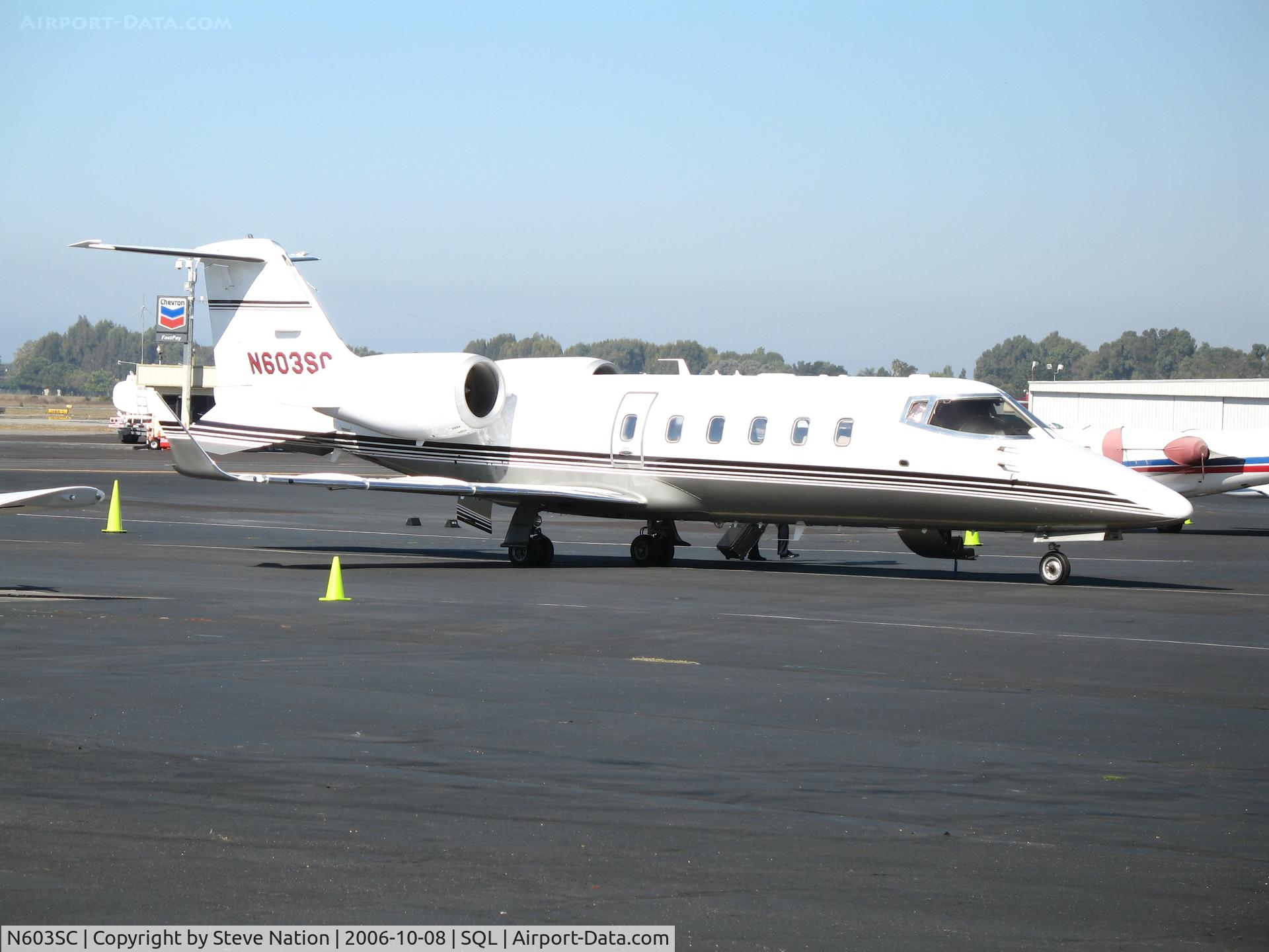 N603SC, 1996 Learjet 60 C/N 096, Wells Fargo Bank leased (to whom?) 1996 Learjet 60 @ Hayward Municipal Airport, CA