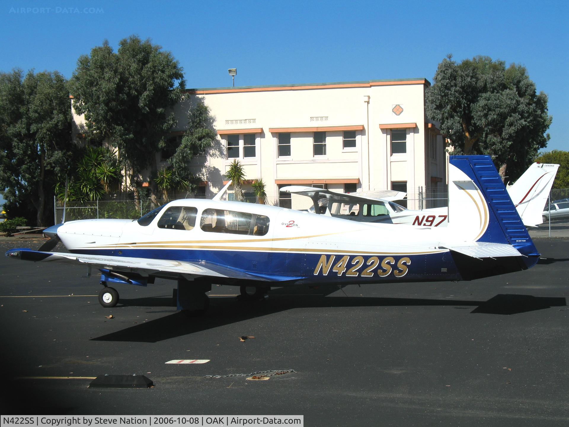 N422SS, 2004 Mooney M20R Ovation C/N 29-0339, Opus III 2004 Mooney M20R visiting @ Oakland International Airport, CA