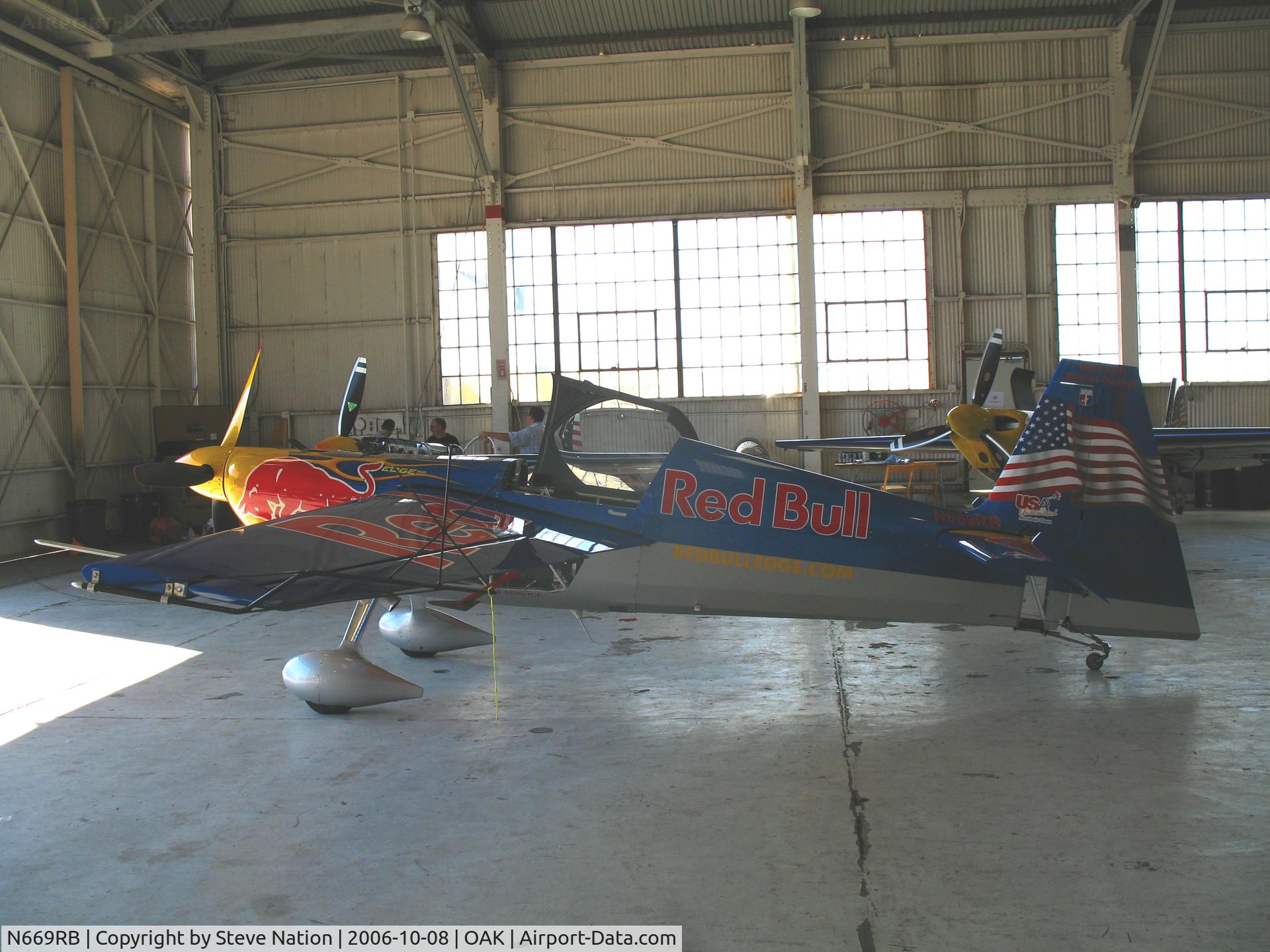 N669RB, 2000 Zivko Edge 540 C/N 0027, Red Bull/Chambliss Aerobatics 2000 Zivko Aeronautics EDGE540 at Fleet Week Red Bull air race @ Oakland International Airport, CA
