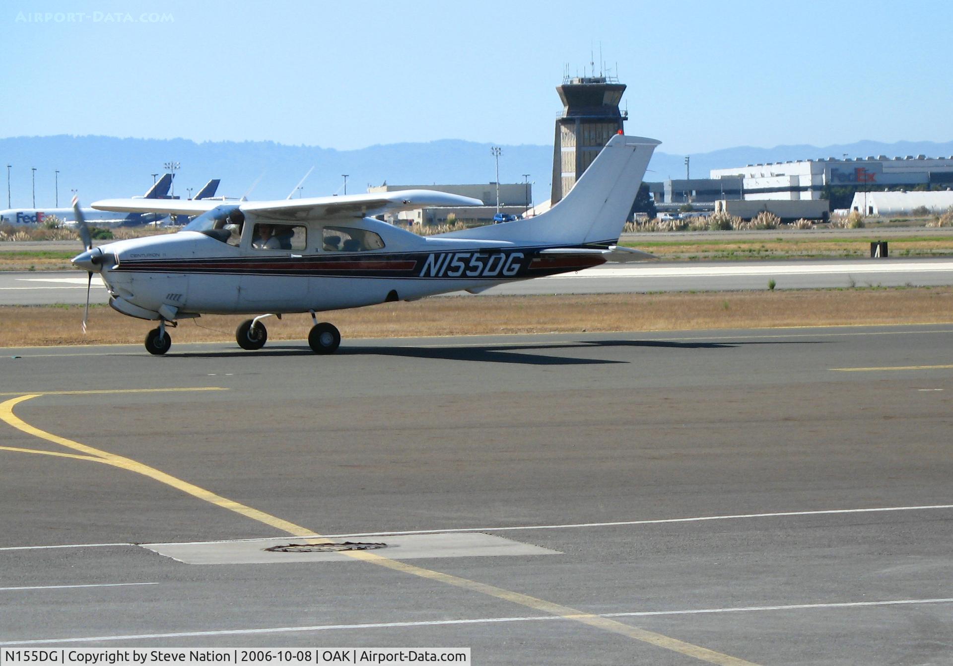 N155DG, 1983 Cessna T210N Turbo Centurion C/N 21064815, Juliet Tango F/S 1983 Cessna T210N from Auburn, CA @ Oakland International Airport, CA
