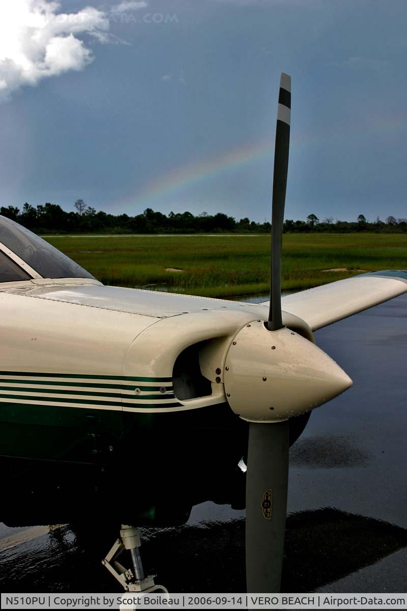 N510PU, 1978 Piper PA-28-161 Cherokee Warrior II C/N 28-7916061, after storm near vero beach