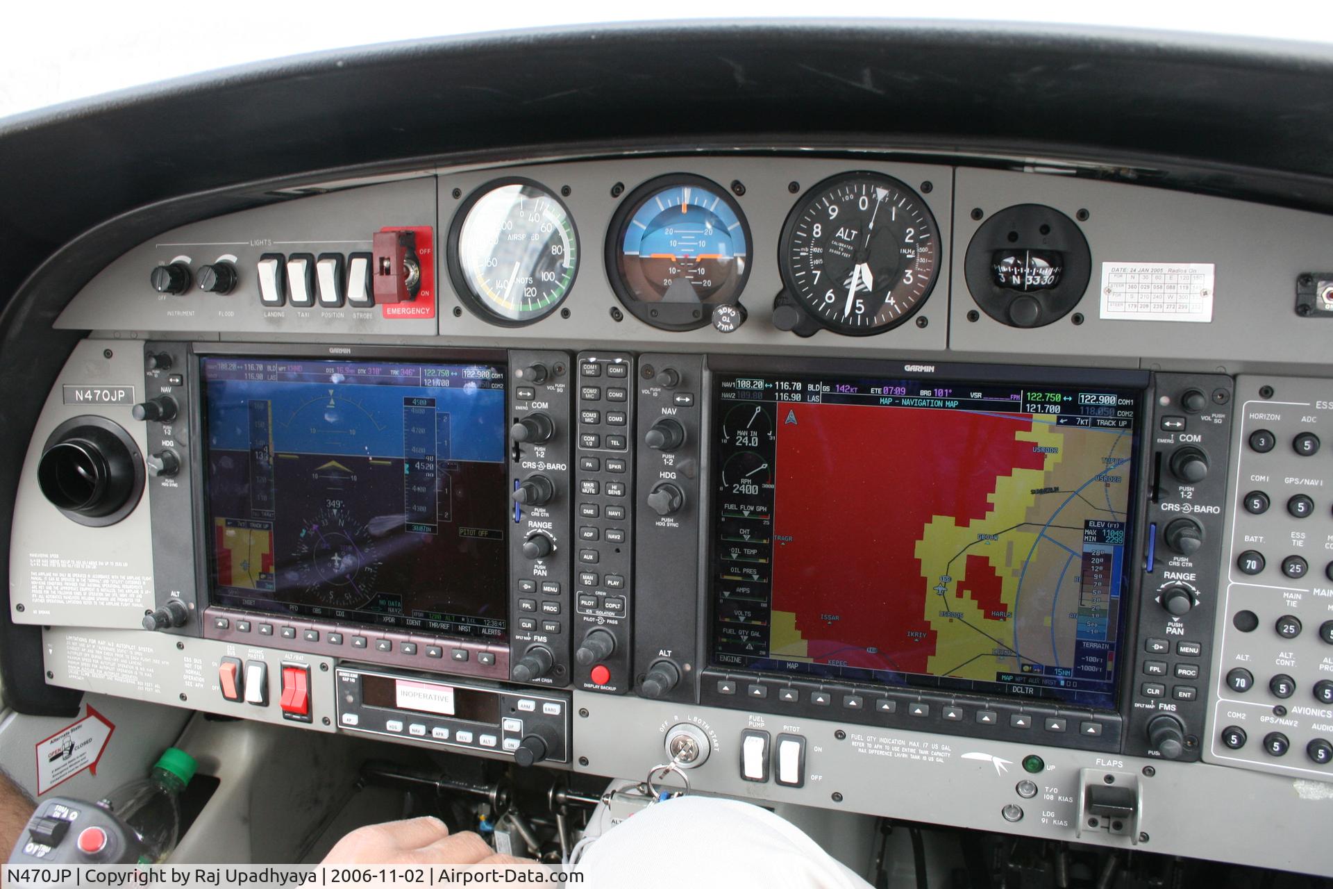 N470JP, 2005 Diamond DA-40 Diamond Star C/N 40.470, N470JP at 4,500 NW of North Las Vegas