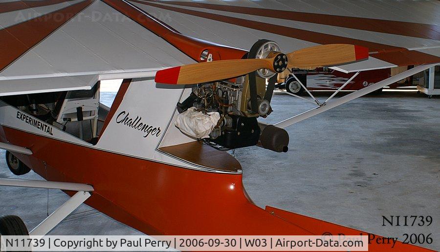 N11739, 2002 Quad City Challenger II C/N CH2-0395-1308, The pusher powerplant of the Challenger II