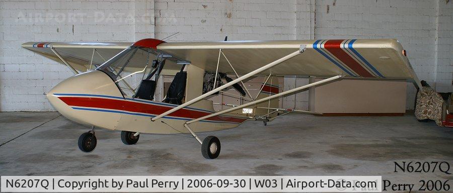 N6207Q, 1993 Quad City Challenger II Clip Wing  Special C/N CH2-1192-CW-0899, Unladen, her CG makes her sit on her arse, making her look ready to go