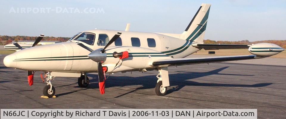 N66JC, 1977 Beech 95-B55 (T42A) Baron C/N TC-2063, Piper PA-31T2 in Danville VA.