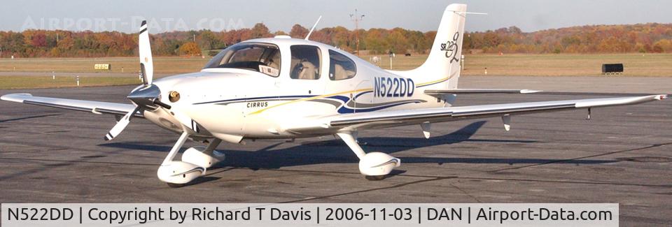 N522DD, 2005 Cirrus SR22 C/N 1322, 2005 Cirrus SR22 in Danville Va.
