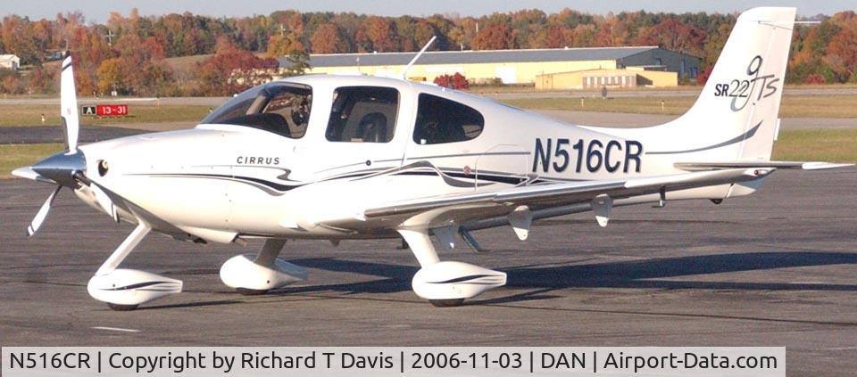 N516CR, 2005 Cirrus SR22 GTS C/N 1309, 2005 Cirrus SR22 in Danville Va.