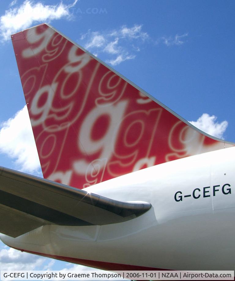 G-CEFG, 1994 Boeing 767-319 C/N 26264, Beautiful tail colours of FlyGlobespan B763
