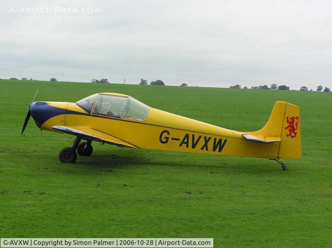 G-AVXW, 1967 Rollason Druine D-62B Condor C/N RAE/625, Rollason-Druine D62 Condor at Sywell