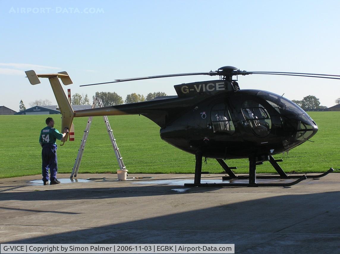 G-VICE, 1989 McDonnell Douglas MD-500E (369E) C/N 0365E, McDonnell Douglas MD369E at Sywell