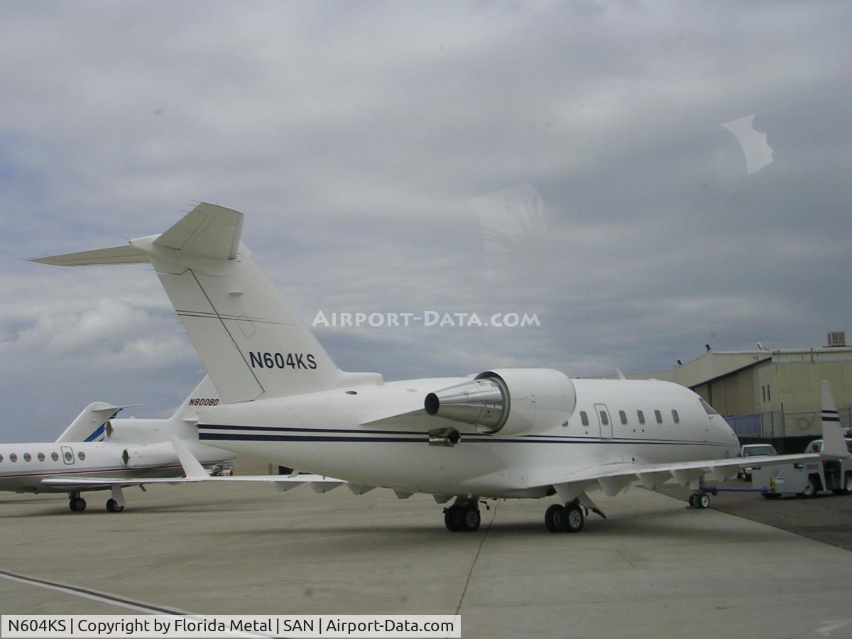 N604KS, 2003 Bombardier Challenger 604 (CL-600-2B16) C/N 5558, GA Ramp