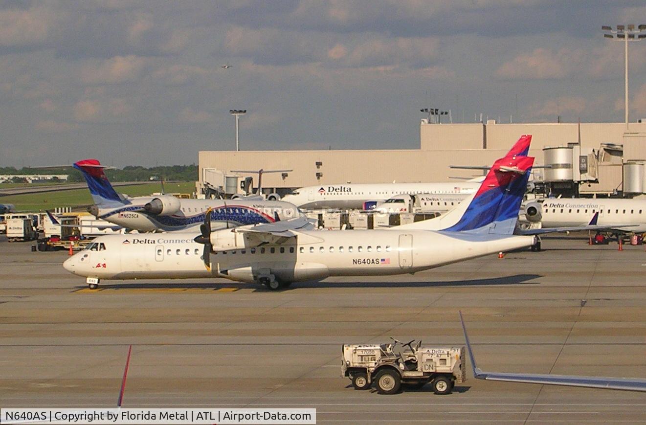 N640AS, 1994 ATR 72-212 C/N 405, ATL