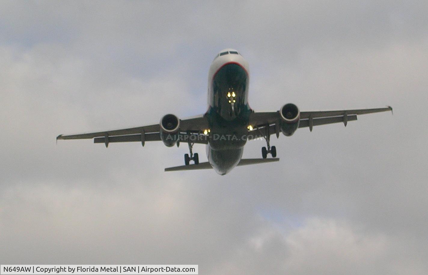 N649AW, 1998 Airbus A320-232 C/N 803, Hawthorne Street