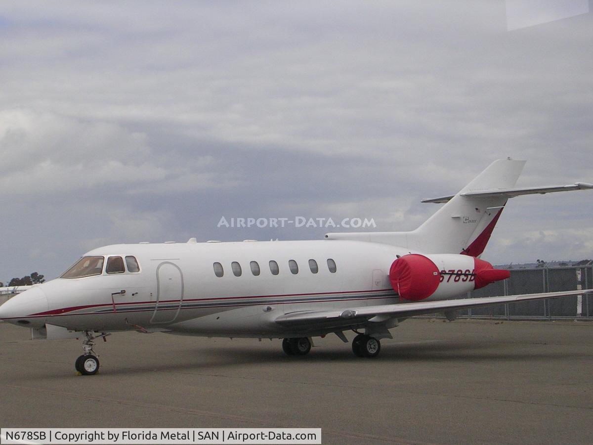 N678SB, 1994 British Aerospace BAe.125-1000A C/N 259016, SAN Ramp