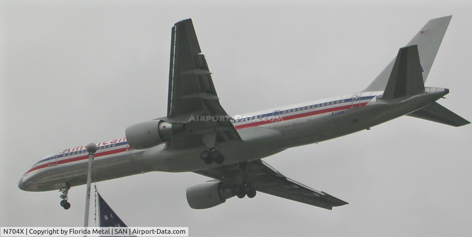 N704X, 1997 Boeing 757-2Q8 C/N 28163, SAN