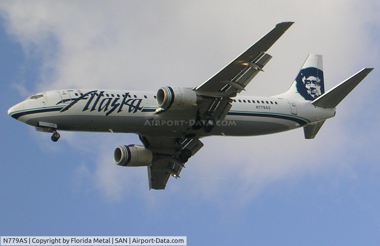 N779AS, 1994 Boeing 737-4Q8 C/N 25111, Alaska Air at SAN