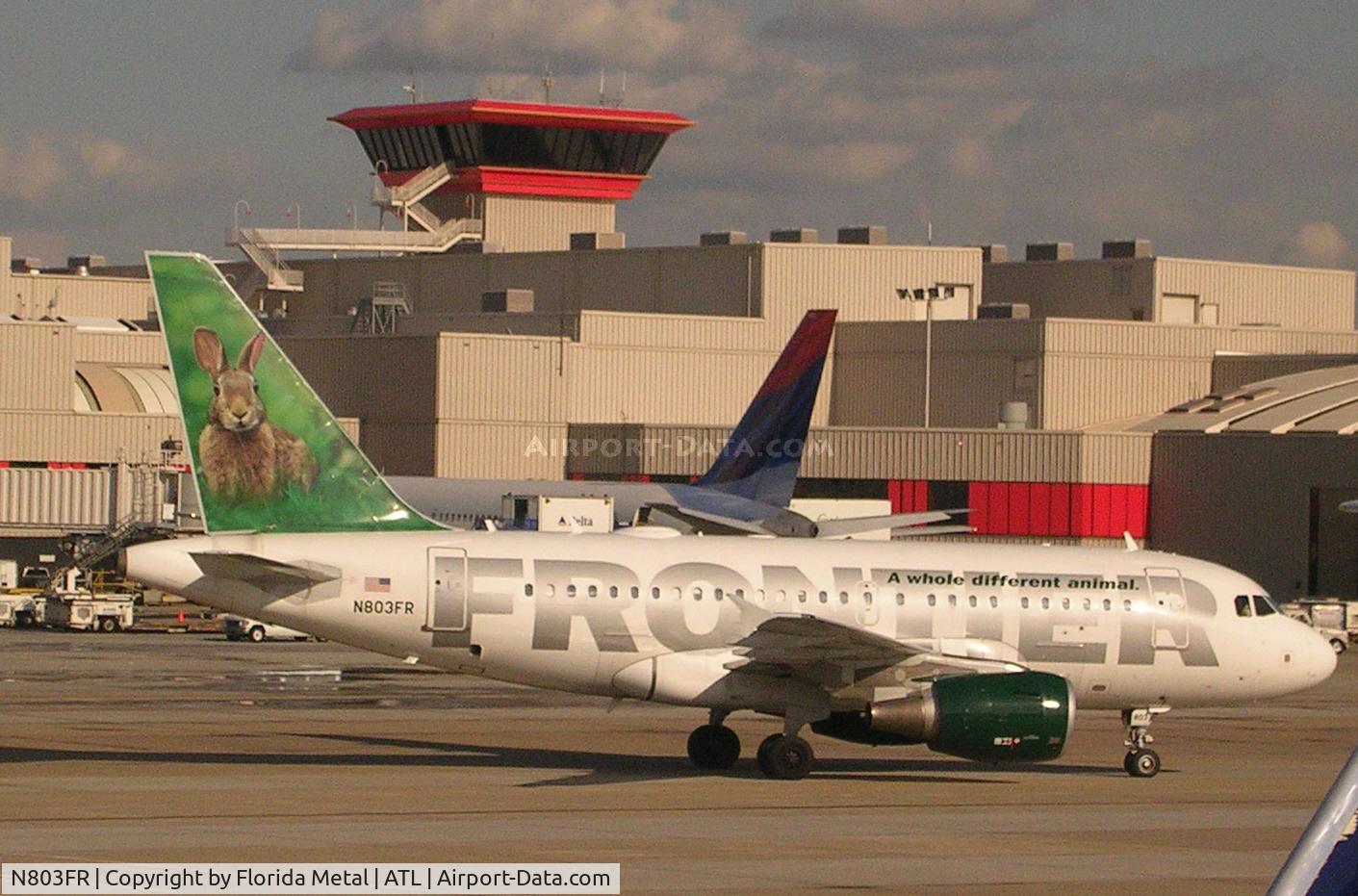 N803FR, 2003 Airbus A318-111 C/N 2017, A318 at Atlanta