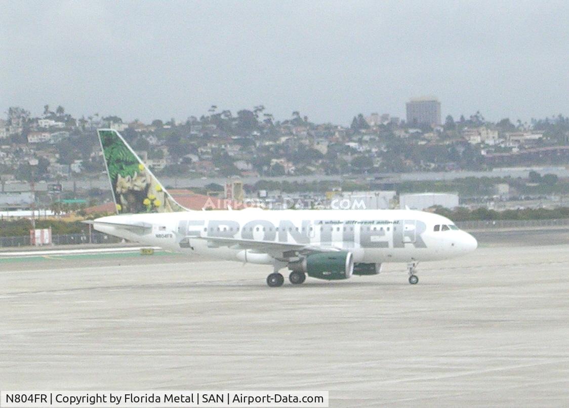 N804FR, 2003 Airbus A318-111 C/N 2051, SAN