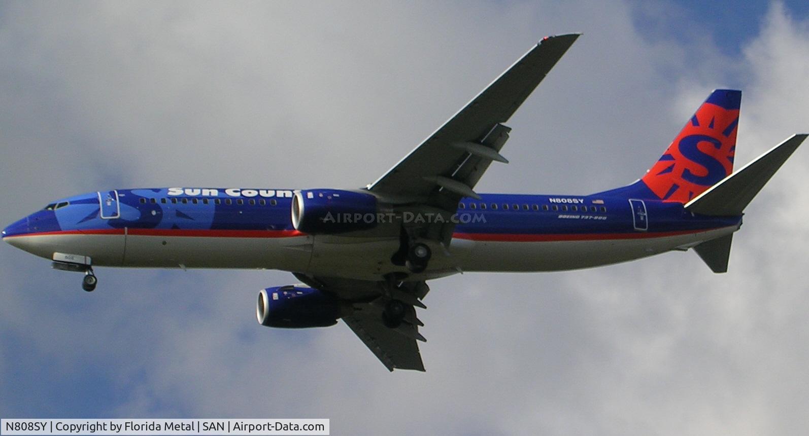 N808SY, 2005 Boeing 737-8BK C/N 33021, Balboa Park