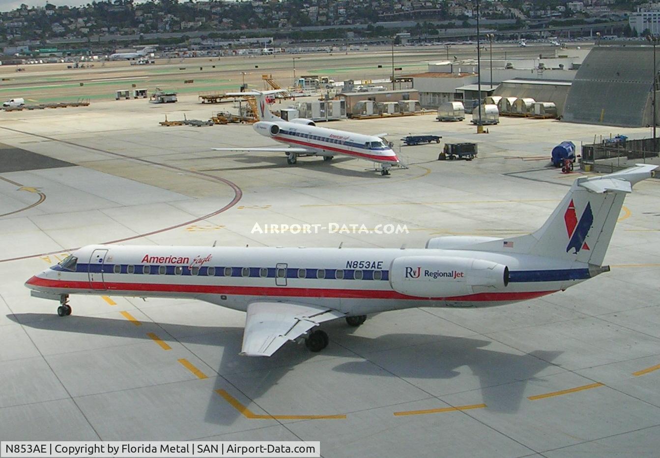N853AE, 2003 Embraer ERJ-140LR (EMB-135KL) C/N 145742, Commuter Terminal
