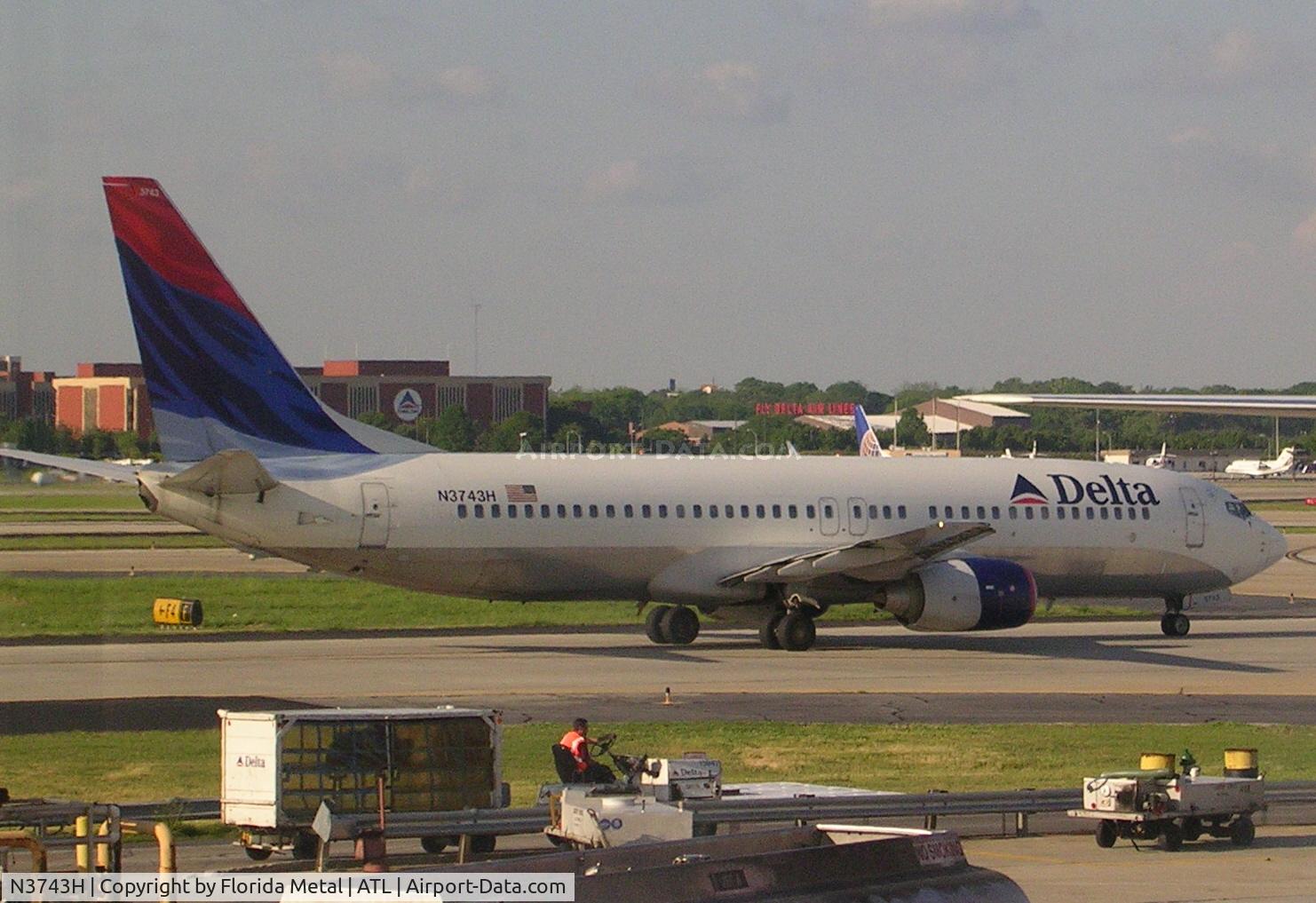 N3743H, 2001 Boeing 737-832 C/N 30836, Atlanta