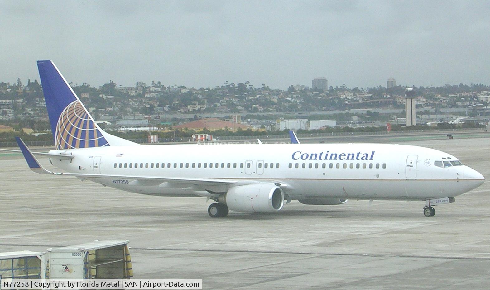 N77258, 2000 Boeing 737-824 C/N 30802, My flight