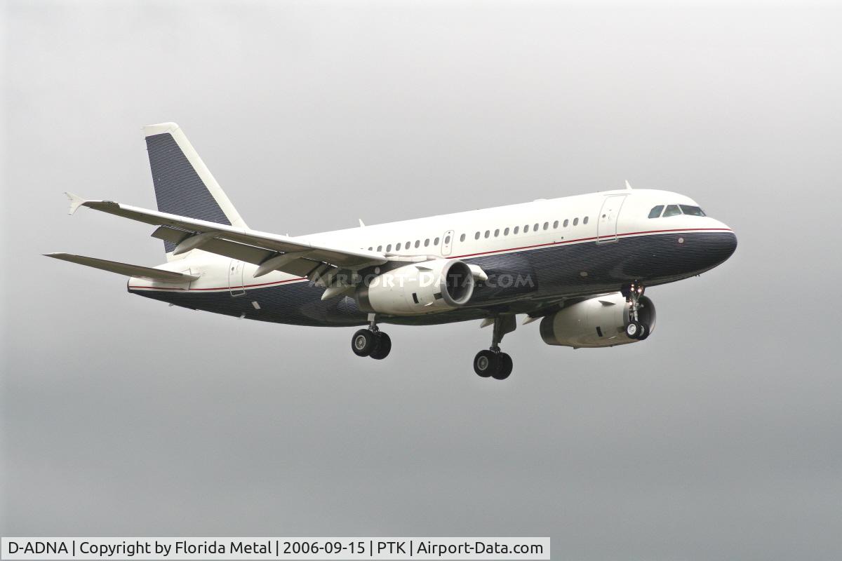 D-ADNA, 1999 Airbus ACJ319 (A319-133/CJ) C/N 1053, Daimler Chrysler