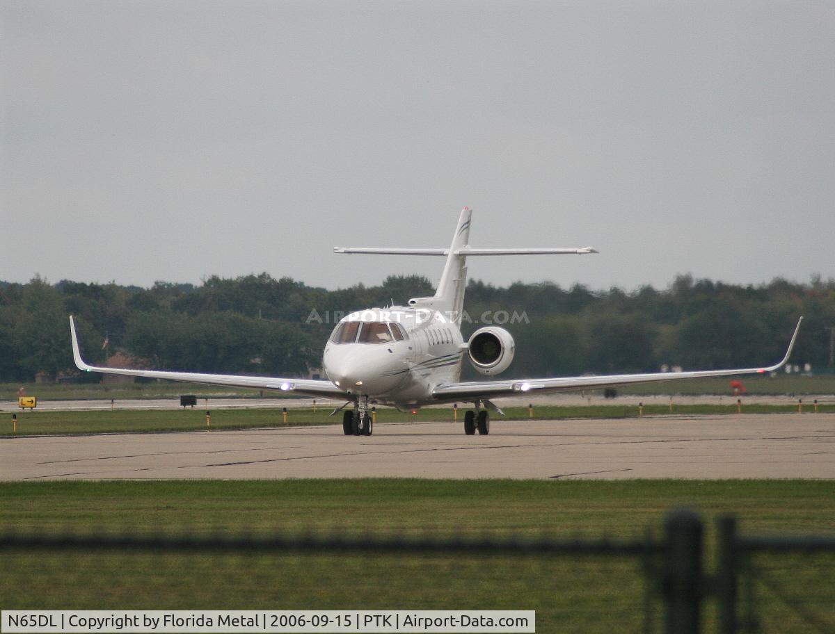 N65DL, 1993 British Aerospace BAe.125 Series 800A C/N 258224, Pontiac