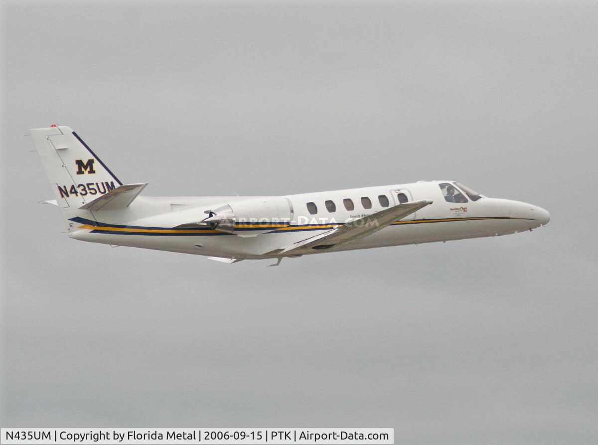 N435UM, Cessna 550 C/N 550-0424, University of Michigan