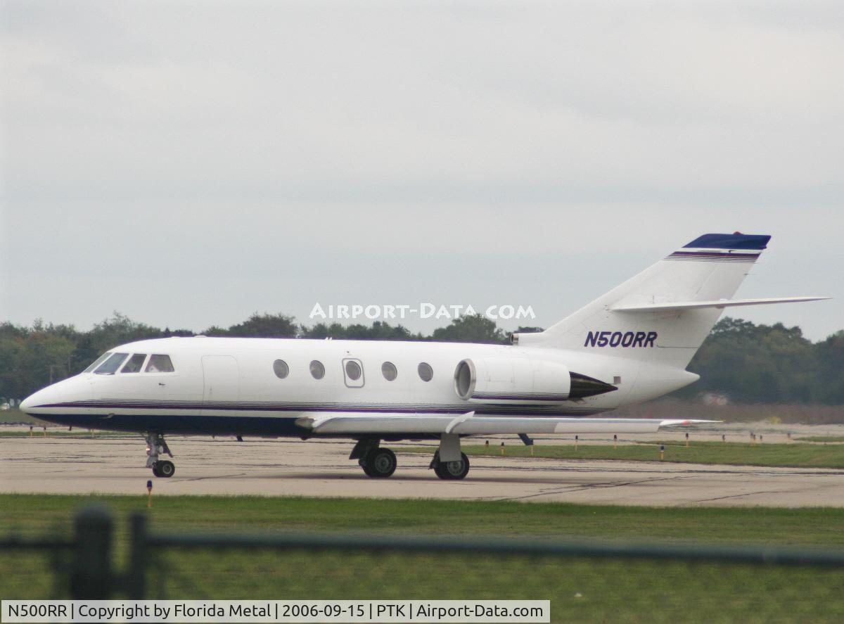 N500RR, 1984 Dassault Falcon 200 (20H) C/N 491, ready to take off