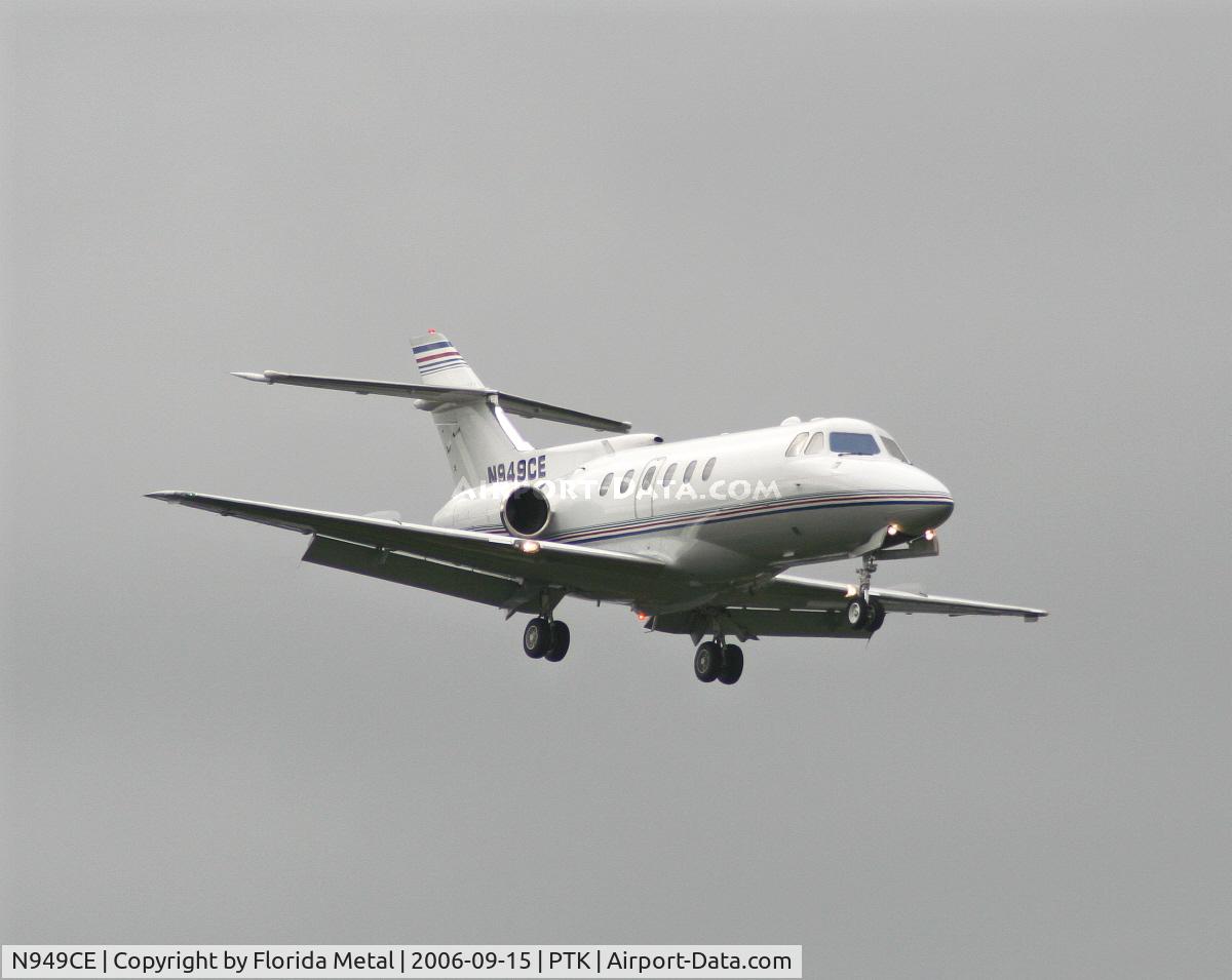 N949CE, Hawker Siddeley HS.125 Series 700A C/N 257204, landing