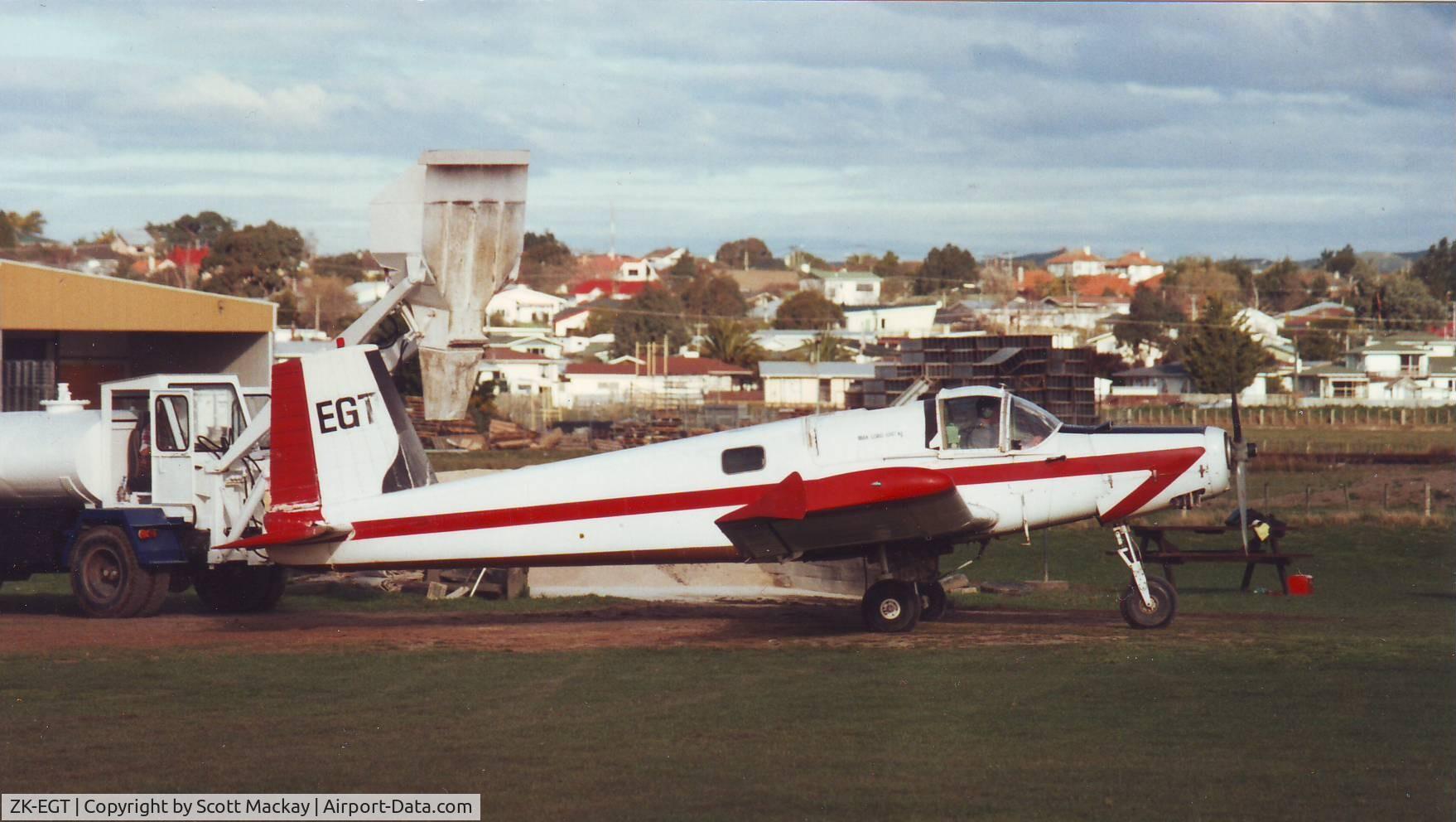 ZK-EGT, NZ Aerospace FU24-950 C/N 242, ZK-EGT ready for take-off after been loaded with a load of super.
