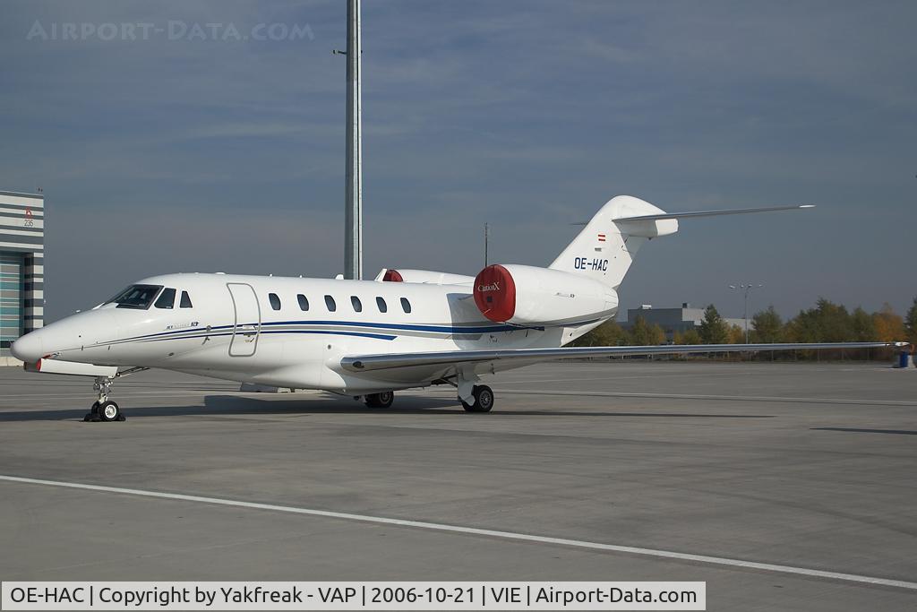 OE-HAC, 2004 Cessna 750 Citation X Citation X C/N 750-0232, Jet Alliance Cessna 750 Citation X