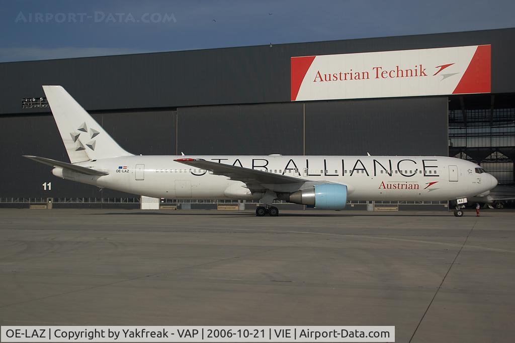 OE-LAZ, 1999 Boeing 767-3Z9 C/N 30331, Austrian Airlines Boeing 767-300 in special Star Alliance colors