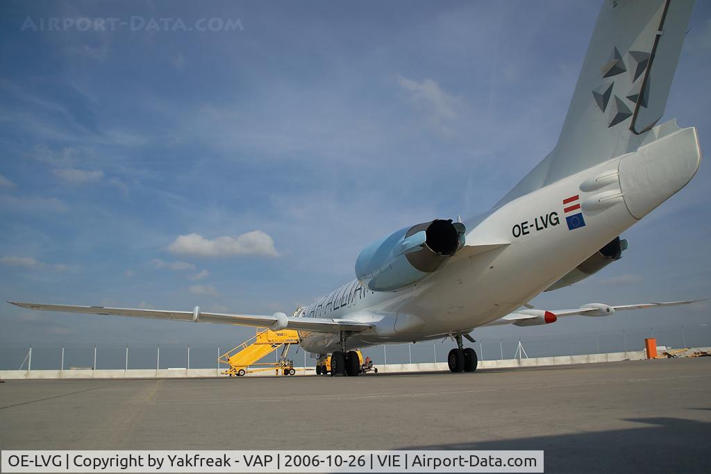 OE-LVG, 1994 Fokker 100 (F-28-0100) C/N 11520, Austrian Arrows Fokker 100 in special Star Alliance colors