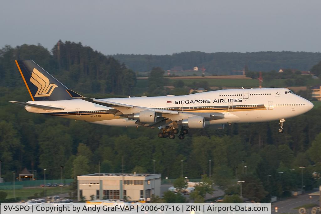 9V-SPO, 2001 Boeing 747-412 C/N 28028, Singapore Airlines 747-400
