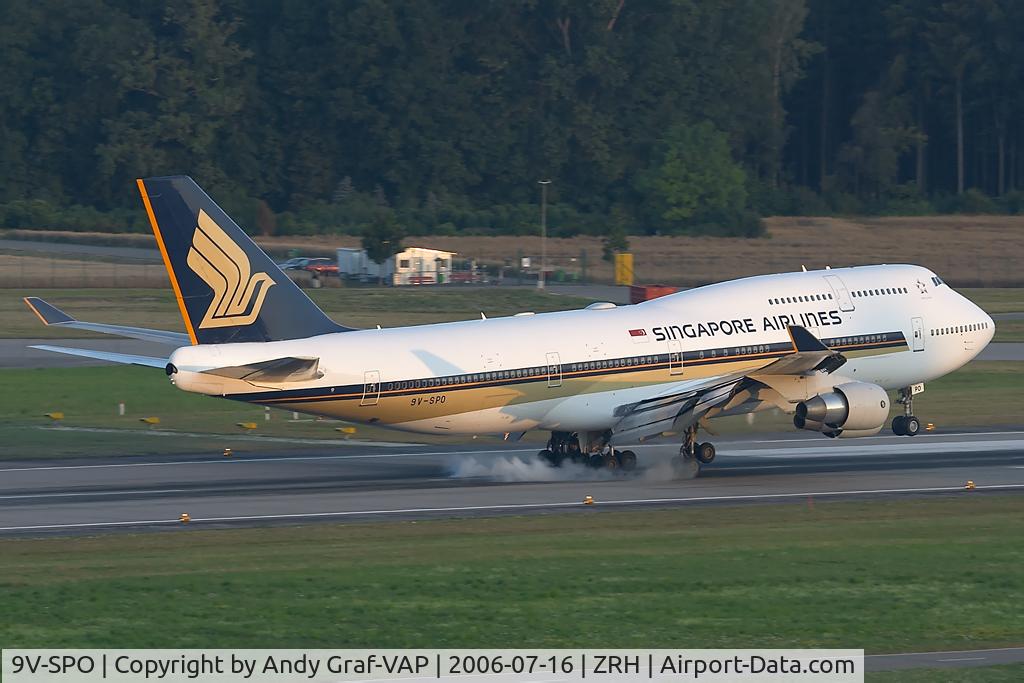 9V-SPO, 2001 Boeing 747-412 C/N 28028, Singapore Airlines 747-400
