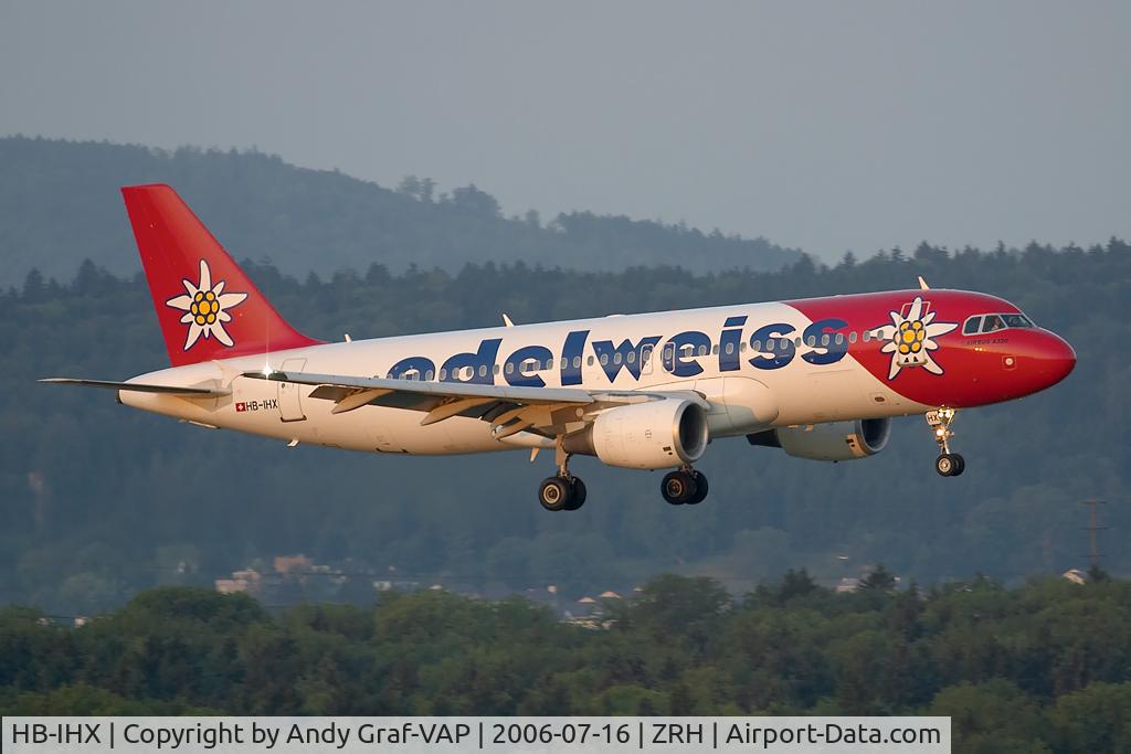 HB-IHX, 1998 Airbus A320-214 C/N 0942, Edelweiss A320