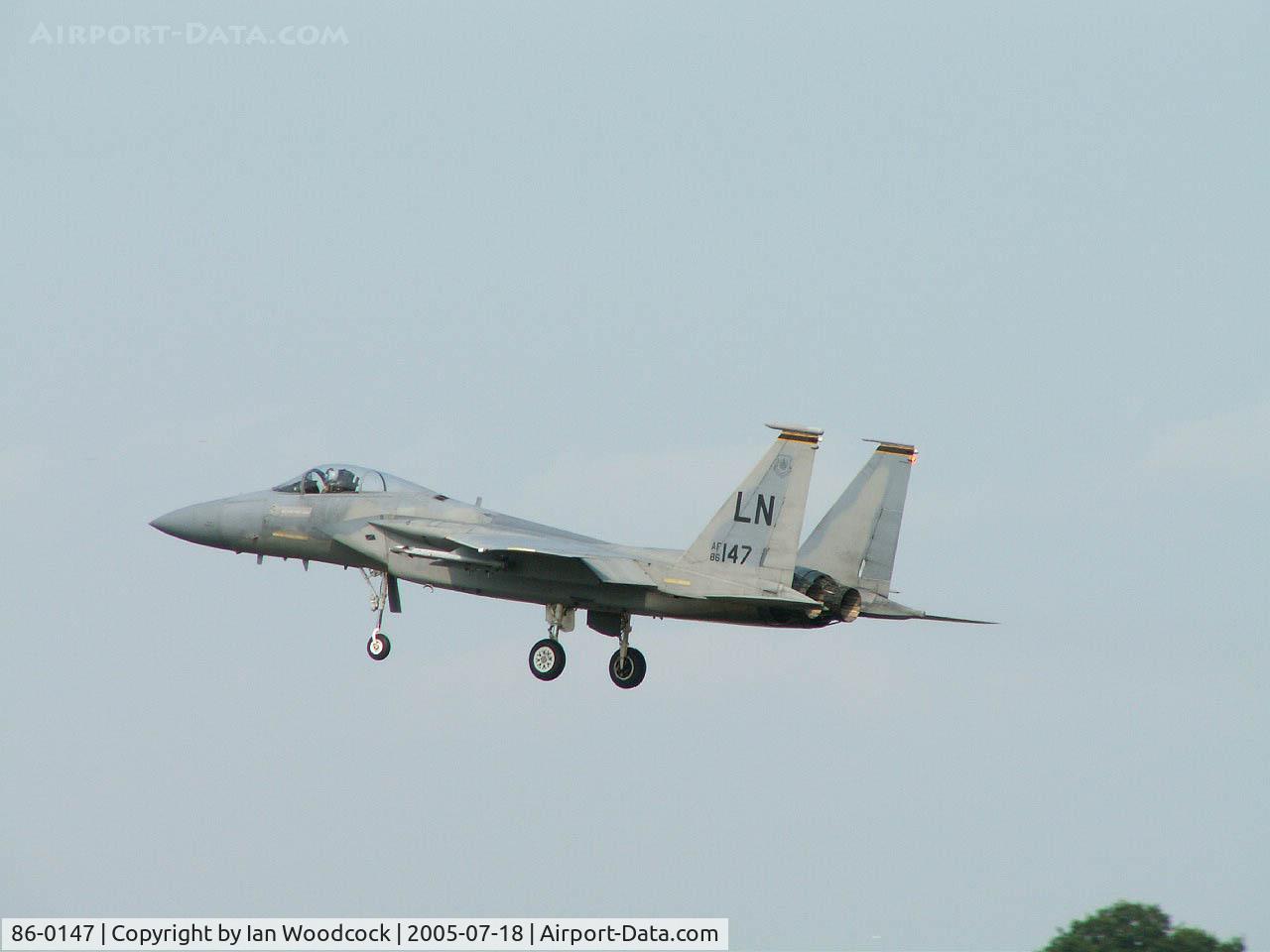 86-0147, 1986 McDonnell Douglas F-15C Eagle C/N 0993/C375, F-15C/48 FW at Lakenheath
