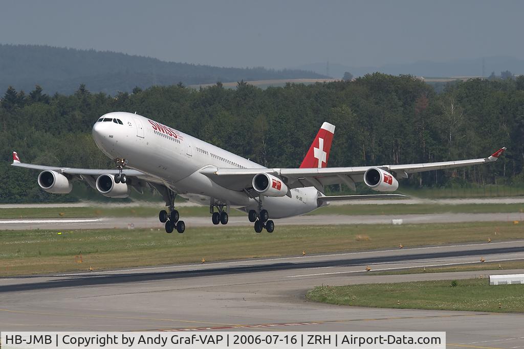HB-JMB, 2003 Airbus A340-313 C/N 545, SWISS A340-300