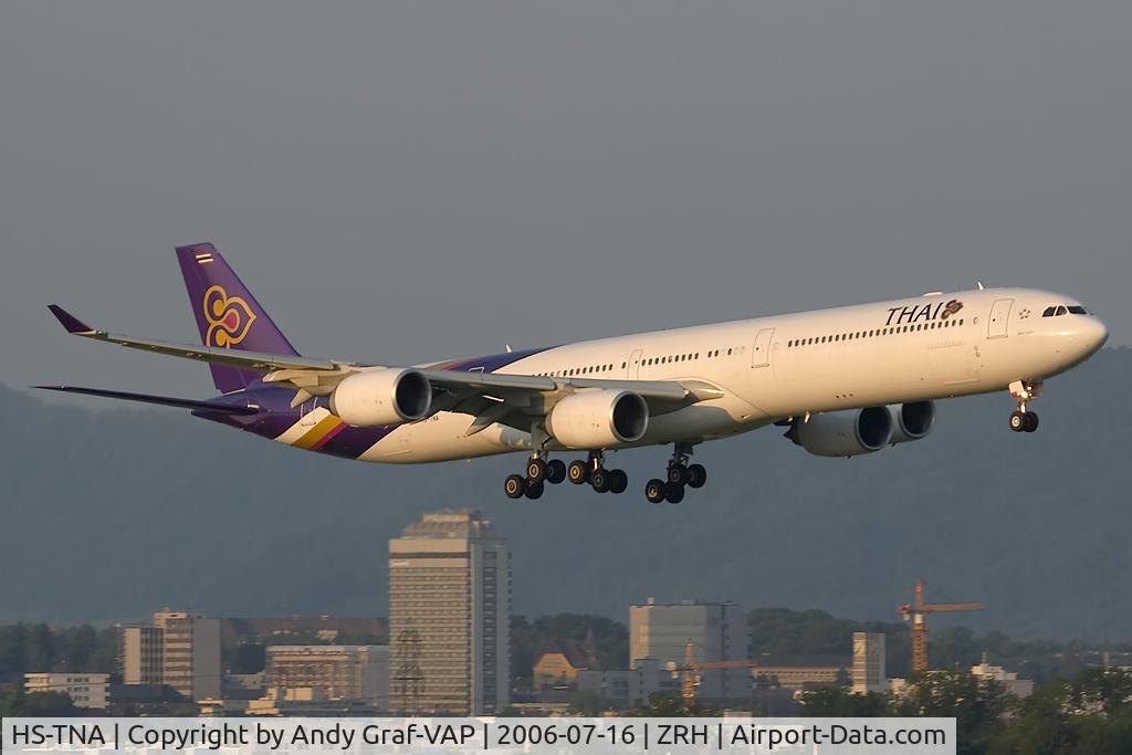 HS-TNA, 2005 Airbus A340-642 C/N 677, Thai Airways A340-600