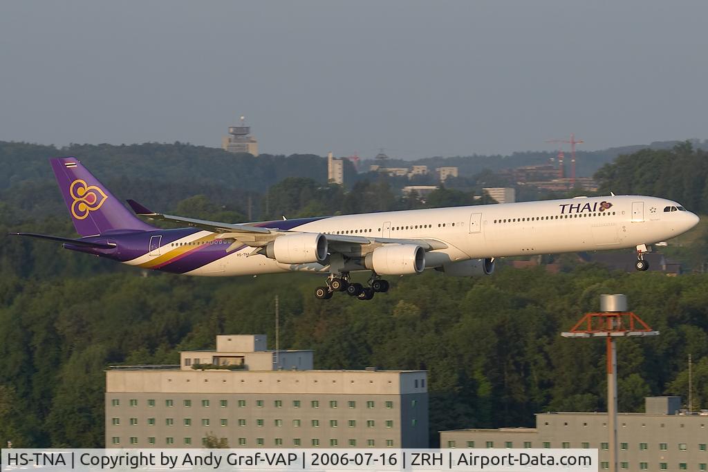 HS-TNA, 2005 Airbus A340-642 C/N 677, Thai Airways A340-600