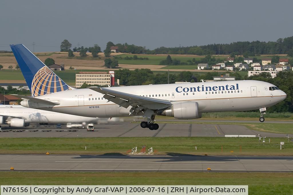 N76156, 2001 Boeing 767-224 C/N 30435, Continental Airlines 767-200