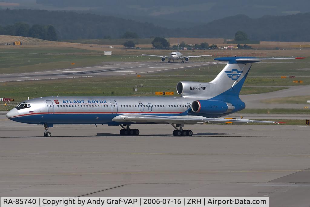 RA-85740, 1991 Tupolev Tu-154M C/N 91A895, Atlant-Soyuz TU154M