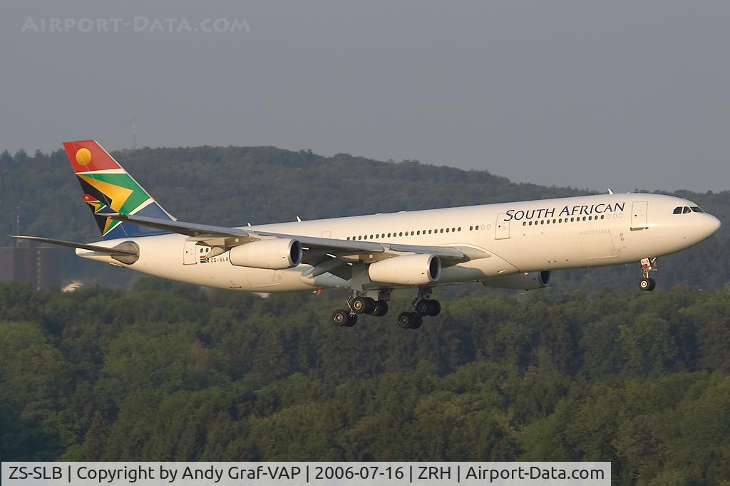 ZS-SLB, 1993 Airbus A340-211 C/N 011, South African A340-200